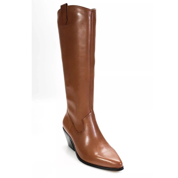 Villa Rouge Womens Ynez Knee High Calf Skin Boots - Picture 3 of 8